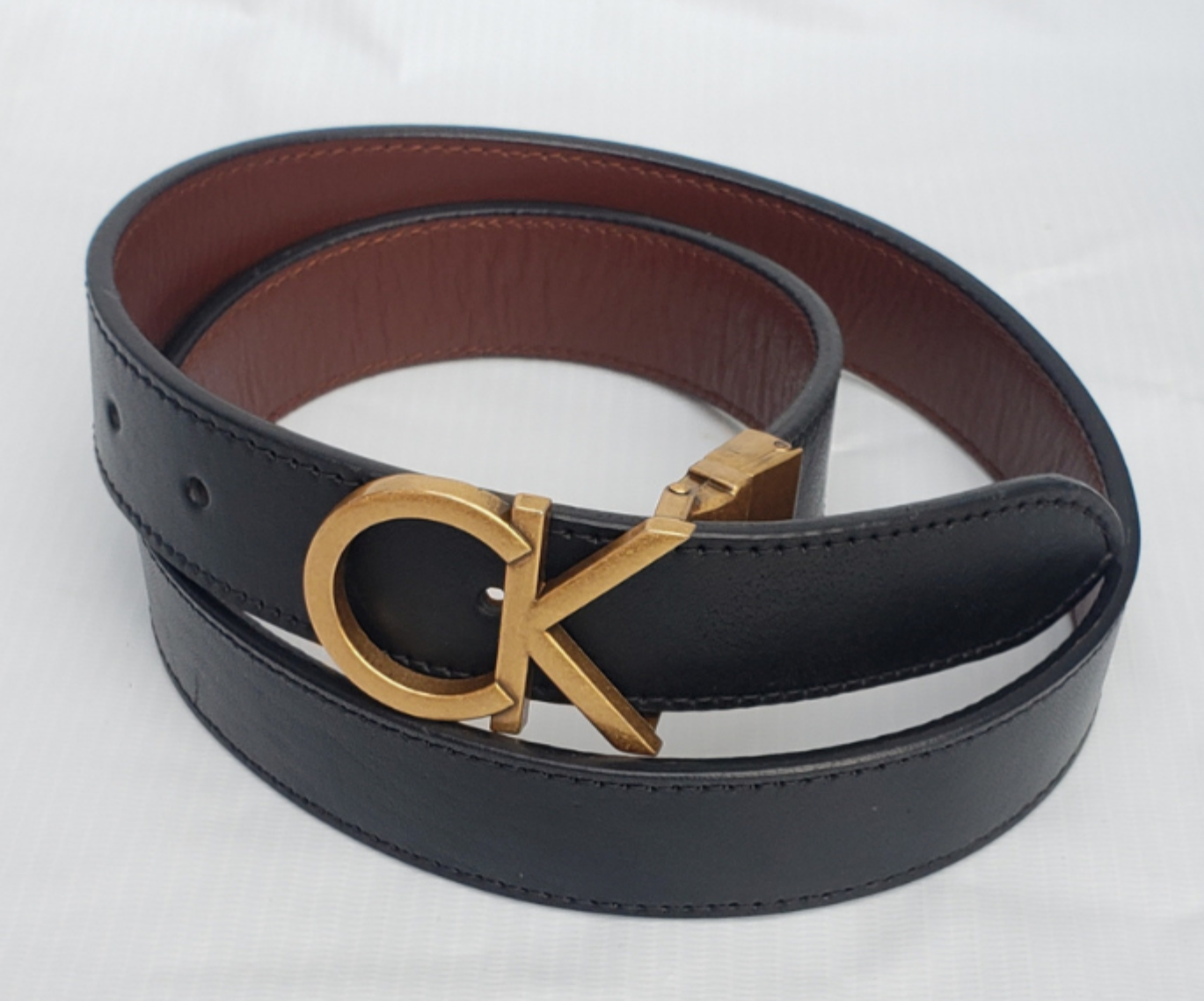 BLACK & BROWN DOUBLE SIDED LIMITED EDITION LEATHER BELT FOR MEN
