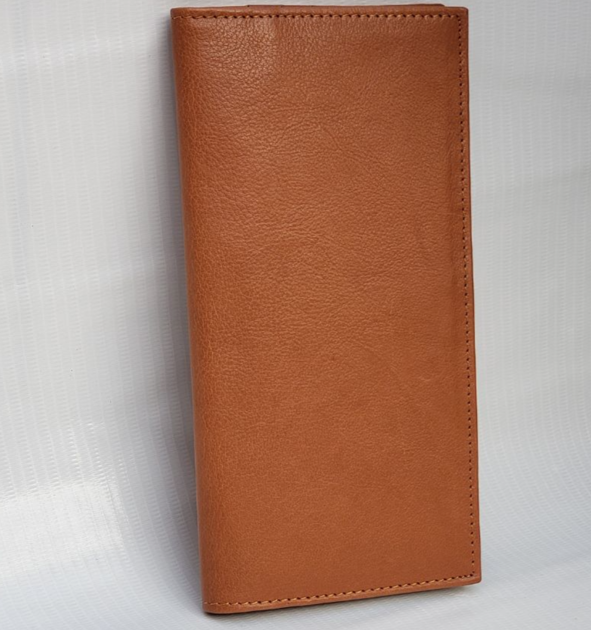 EXCLUSIVE COW-MADE LONG LEATHER WALLET IN TAN