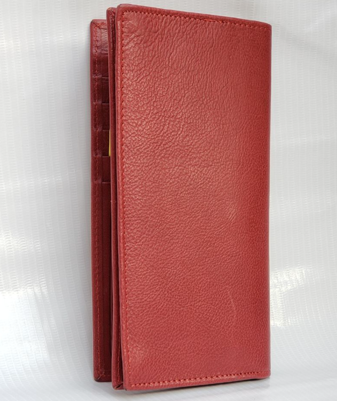 EXCLUSIVE COW-MADE LONG LEATHER WALLET IN MAROON