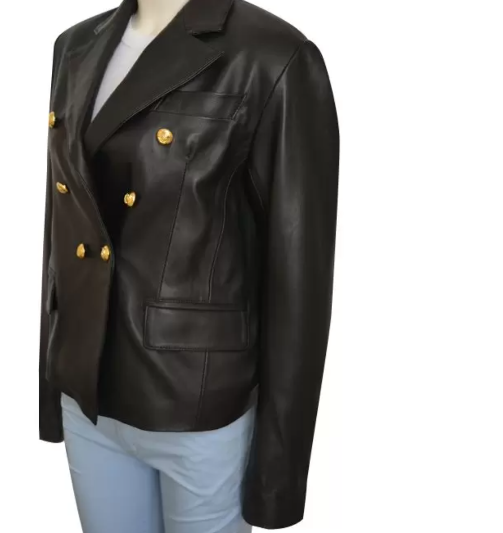 Lambskin Leather Jacket for Women