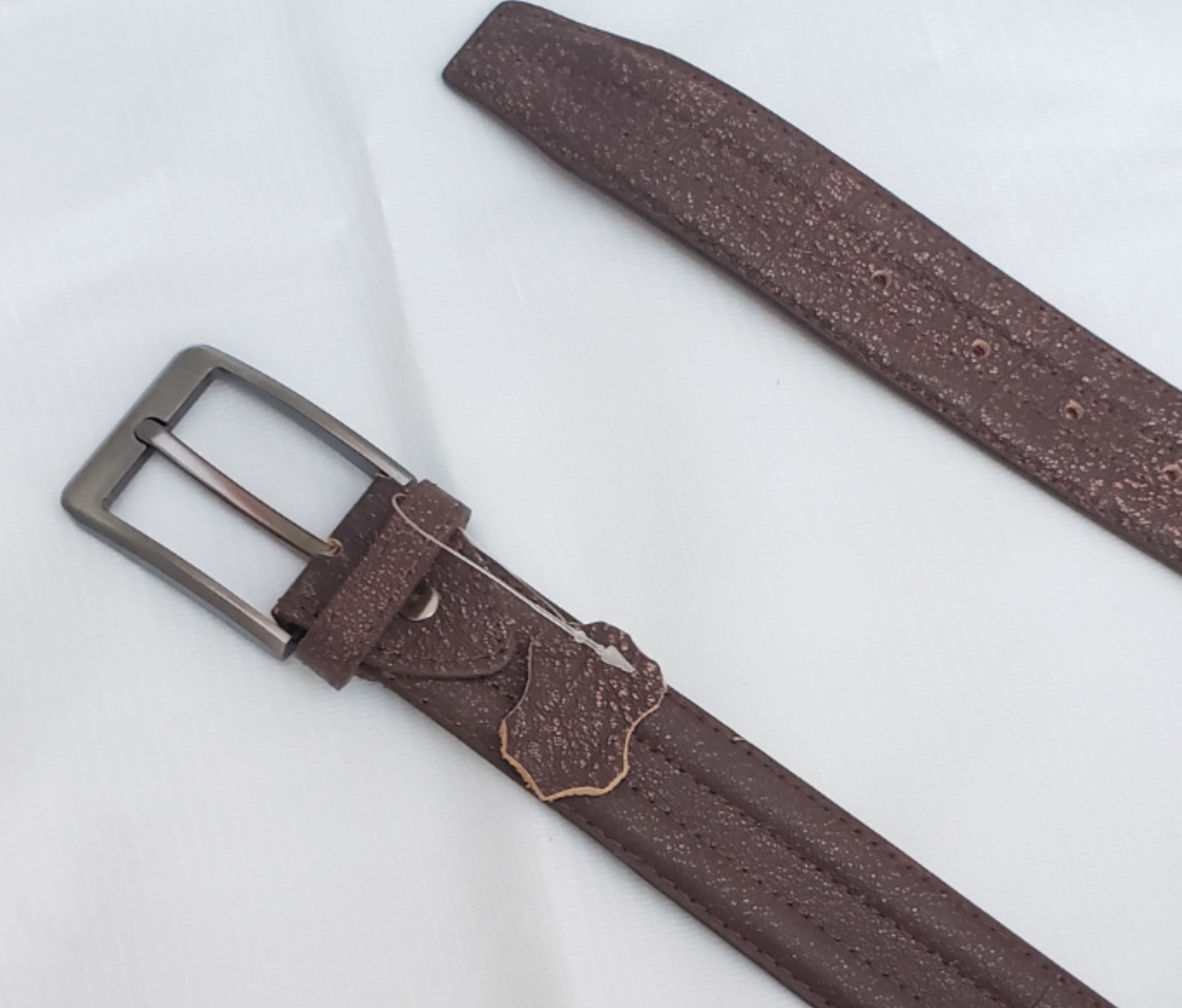 OLD ITALY BROWN BUFFALO REAL LEATHER BELT FOR MEN