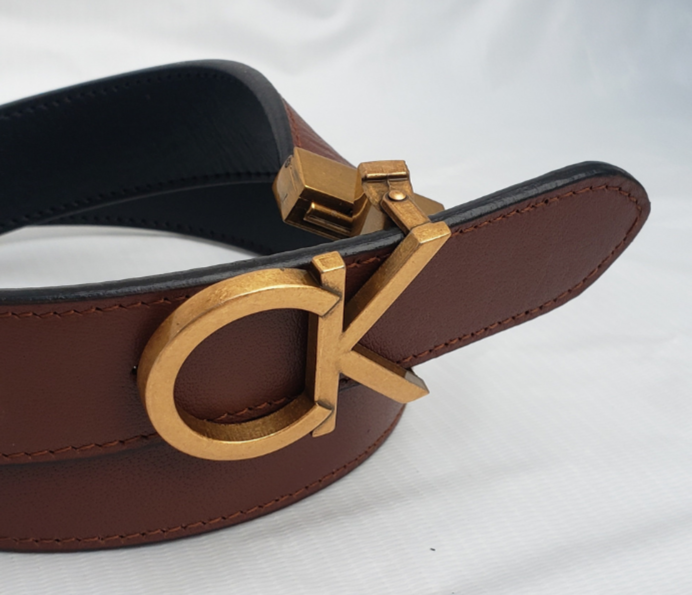 BLACK & BROWN DOUBLE SIDED LIMITED EDITION LEATHER BELT FOR MEN