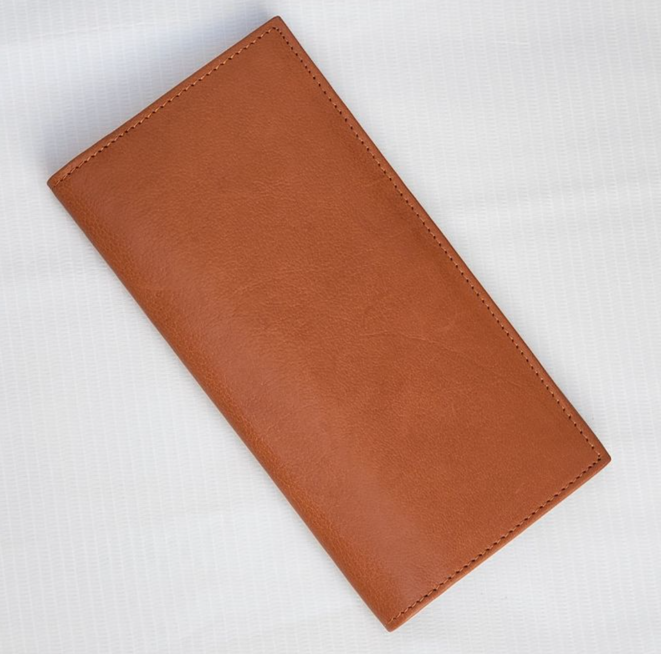 EXCLUSIVE COW-MADE LONG LEATHER WALLET IN TAN