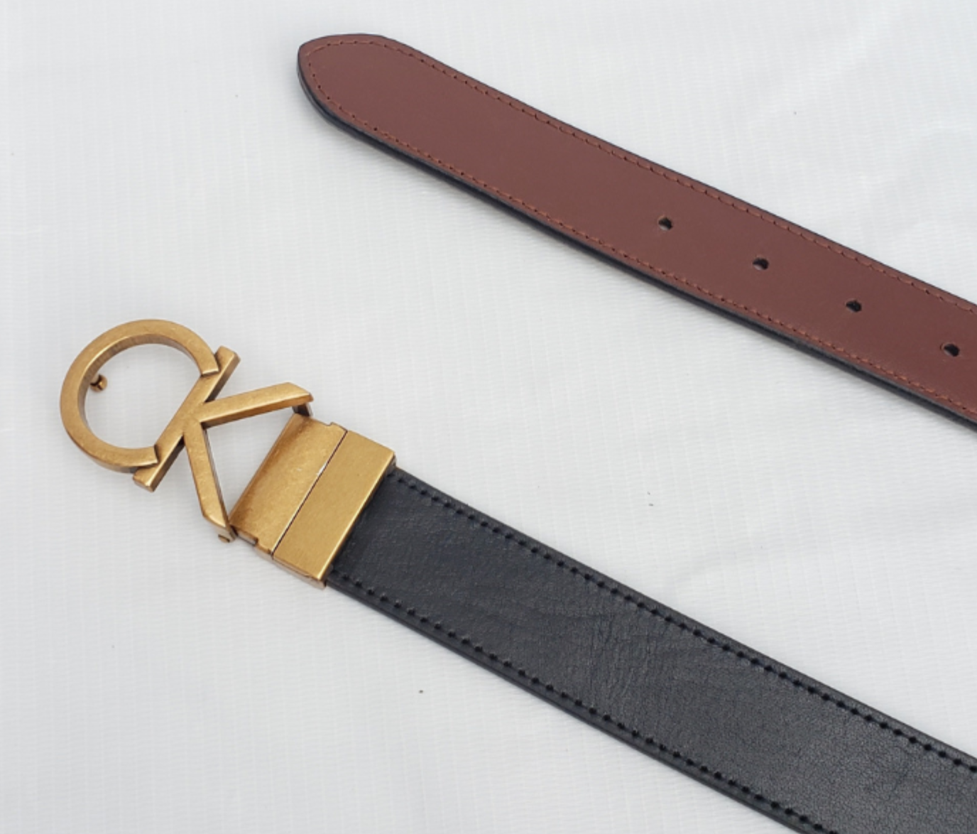 BLACK & BROWN DOUBLE SIDED LIMITED EDITION LEATHER BELT FOR MEN